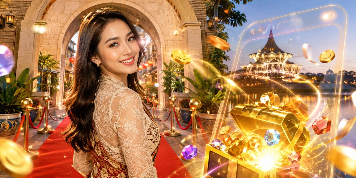 Suasana kasino dan tempat pertaruhan di Sarawak Malaysia